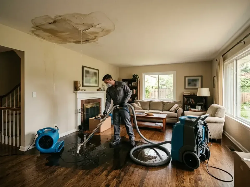 attic-pipe-burst-ceiling-drip-008 — frequently asked questions, Water Damage Restoration & Carpet Care in Park Forest Villag…